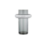 Vase Tube 30 cm Smoke Glass