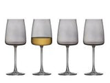 White wine glass Zero 43 cl 4 pcs Smoke