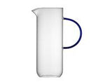 Glass jug Torino 1.1 liter Clear/Blue