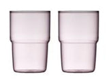 Drinking glass Torino 40 cl 2 pcs Pink