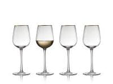 White wine glass Palermo Gold 30 cl 4 pcs