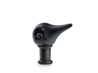 Wine stopper Rocks Bird 6.4x3.2x6.2 Black