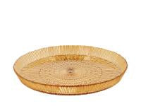 Serving dish round Kusintha 30 cm Amber