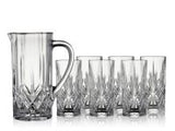 Jug set Melodia 7 pcs Crystal