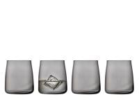 Water glass Zero 42 cl 4 pcs Smoke