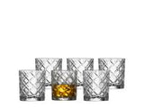 Whisky glass Diamond 35 cl 6 pcs Clear