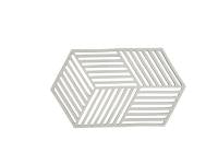 Trivet Hexagon Warm Grey L24