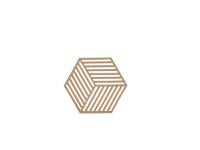 Trivet Hexagon Dark Camel