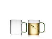 Glass mug Torino 40 cl 2 pcs Green