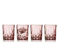 Whisky glass Sorrento 32 cl 4 pcs Pink