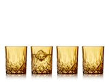 Whisky glass Sorrento 32 cl 4 pcs Amber