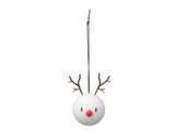 Hoptimist Reindeer Ornament 2 pcs. White