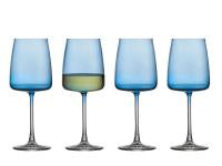 White wine glass Zero 43 cl 4 pcs Blue