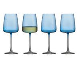 White wine glass Zero 43 cl 4 pcs Blue