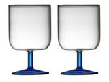 Wine glass Torino 30 cl 2 pcs Clear/Blue