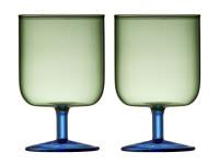 Wine glass Torino 30 cl 2 pcs Green/Blue