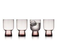 Water glass Sorrento 30 cl 4 pcs Pink