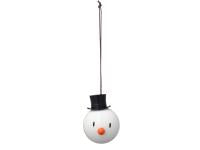 Hoptimist Snowman Ornament 2 pcs. White