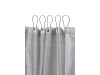 Hooks f Shower curtain silver