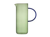 Glass jug Torino 1.1 liter Green/Blue