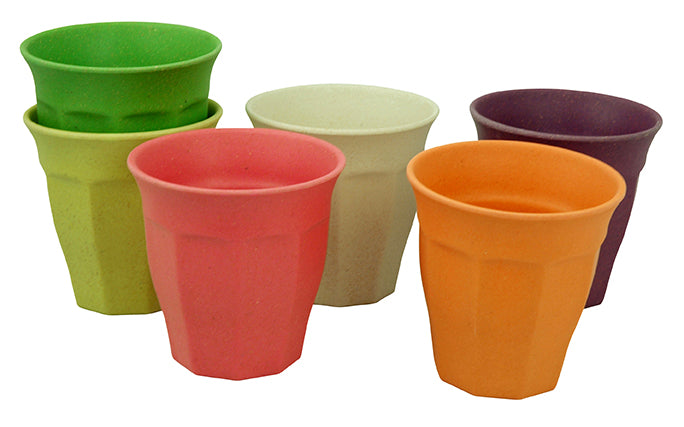 ZuperZozial - Cupful of Colour- large cups set/6 RBW - Zuperzozial UK