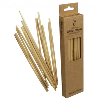 Wheat Straws, compostable set/60 - Zuperzozial UK